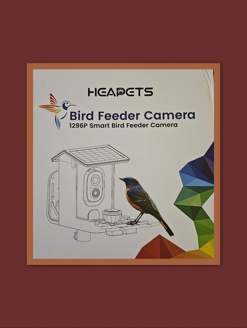 HEAPETS SMART BIRDFEEDER CAMERA.